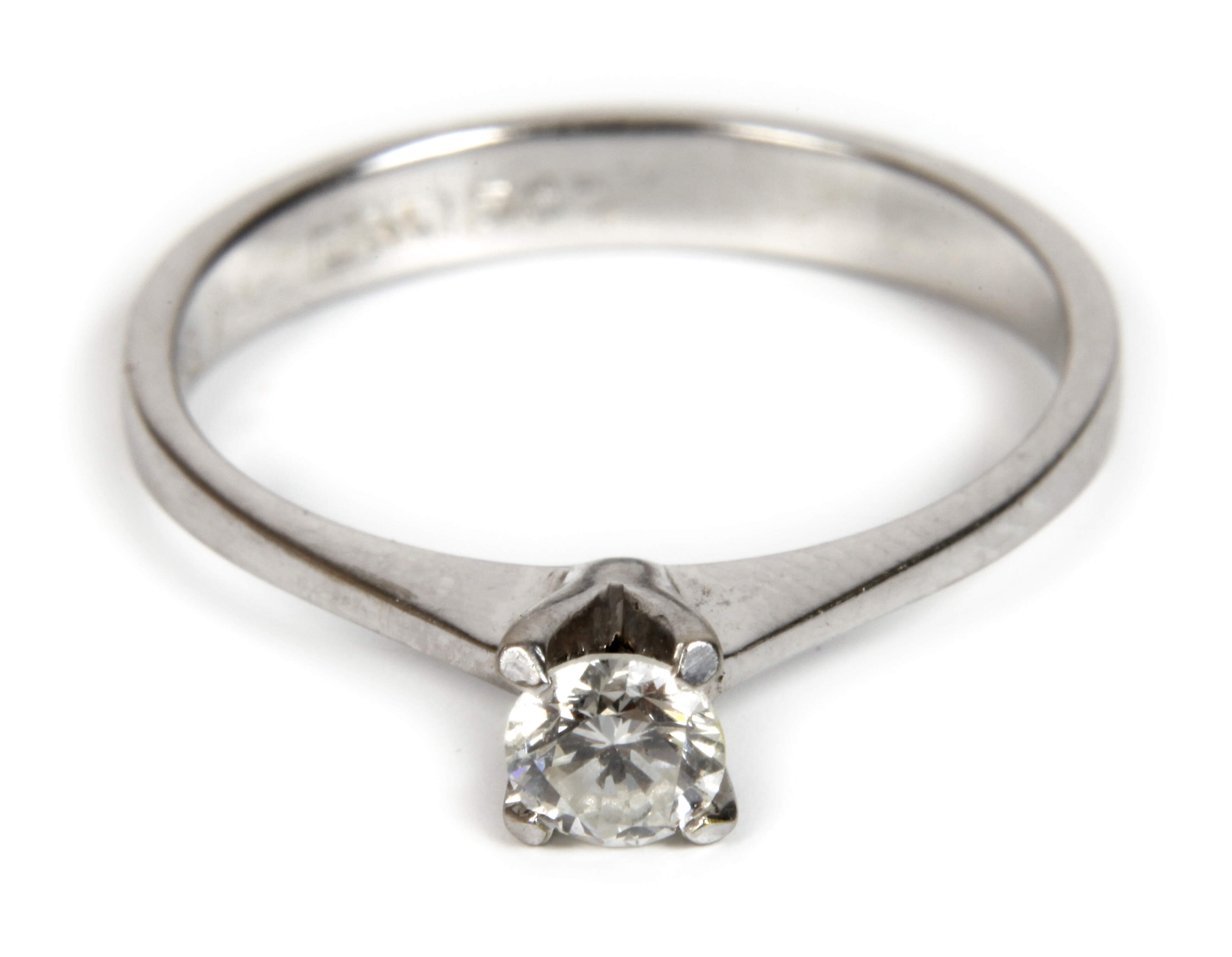 Solitärring mit Brillant