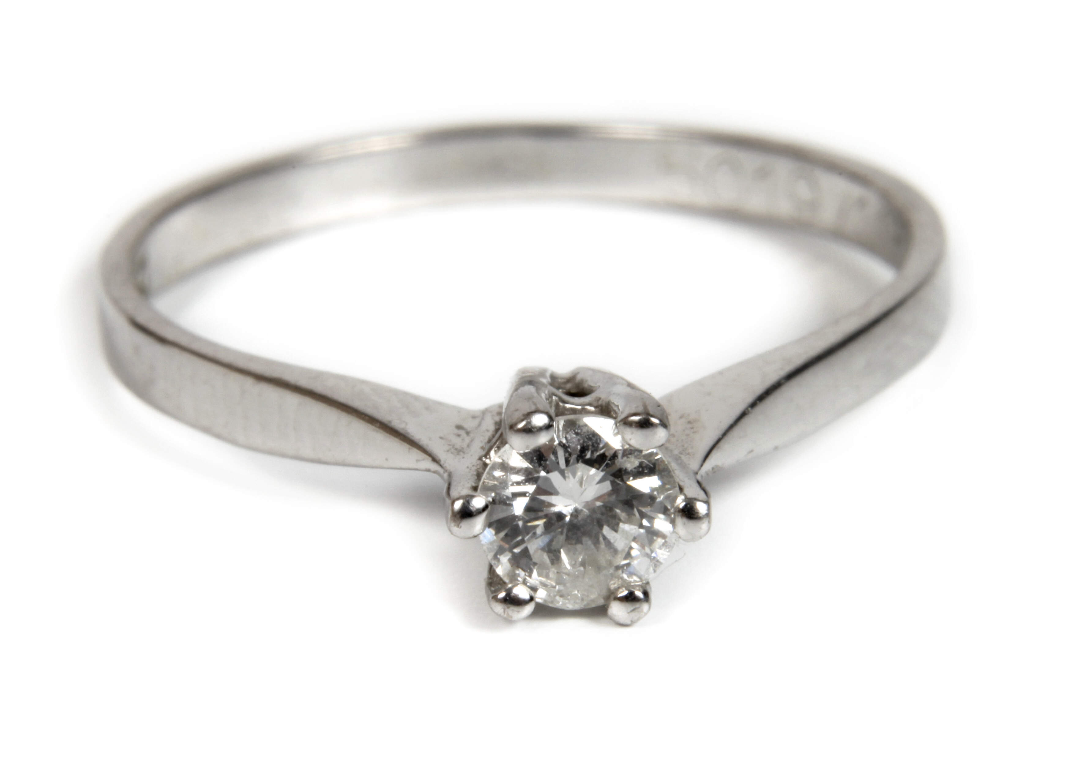 Solitärring mit Brillant