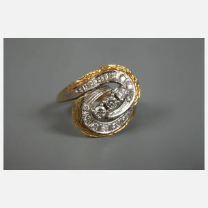 Damenring mit Brillanten