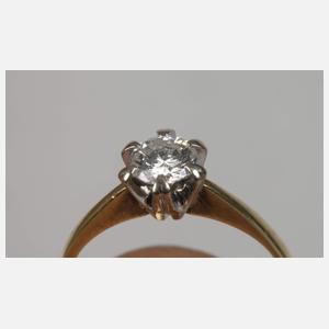 Damenring mit Brillant