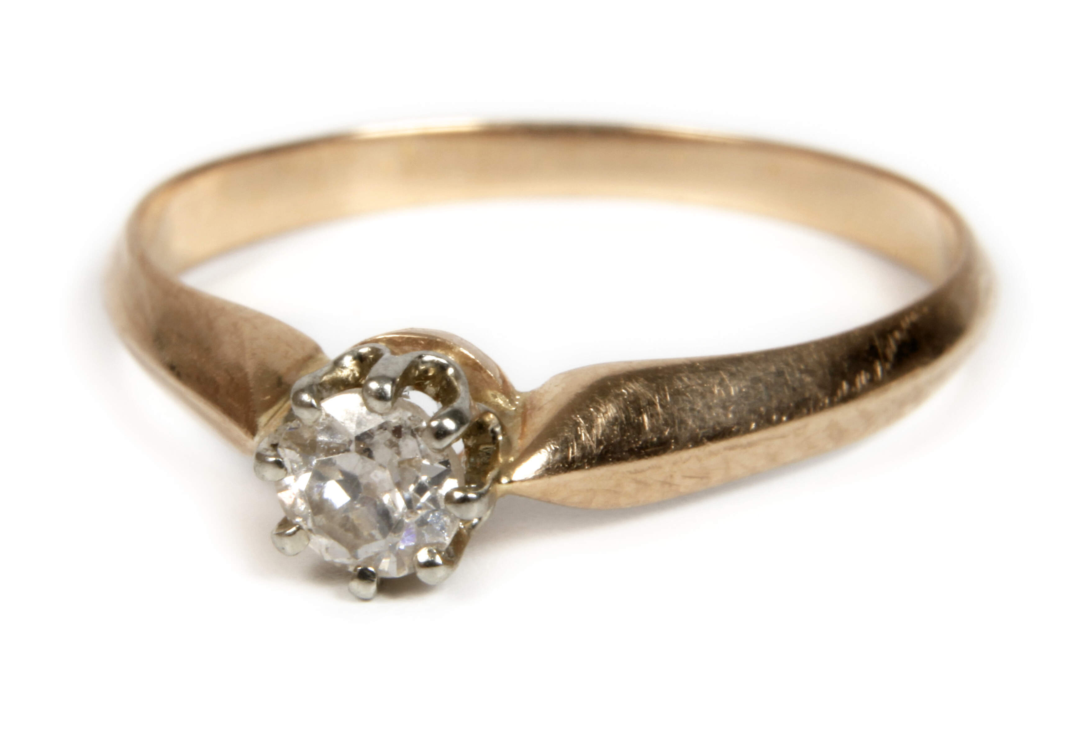 Solitärring mit Brillant