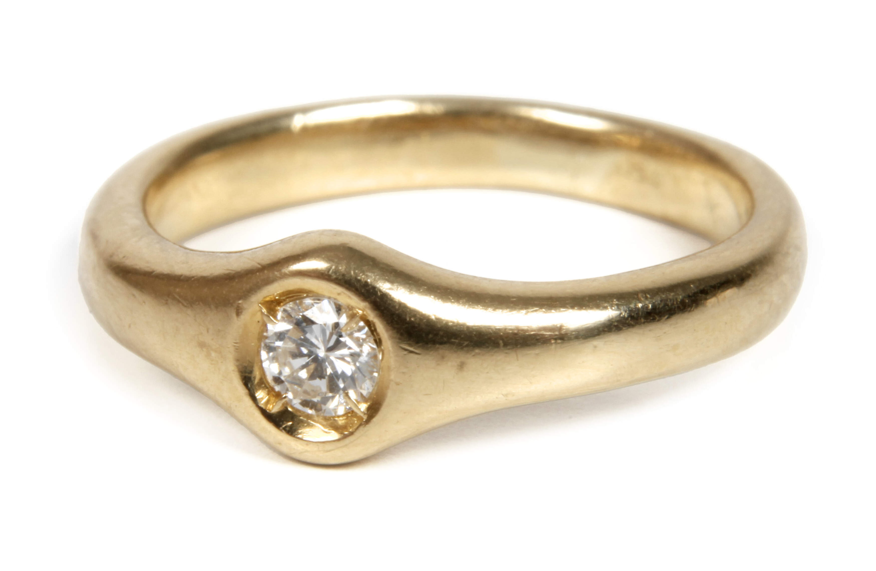 Damenring mit Brillant