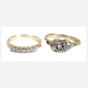 Zwei Diamantringe