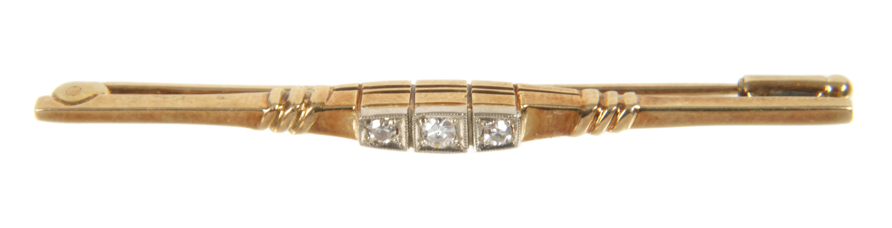 Stabbrosche mit Diamanten