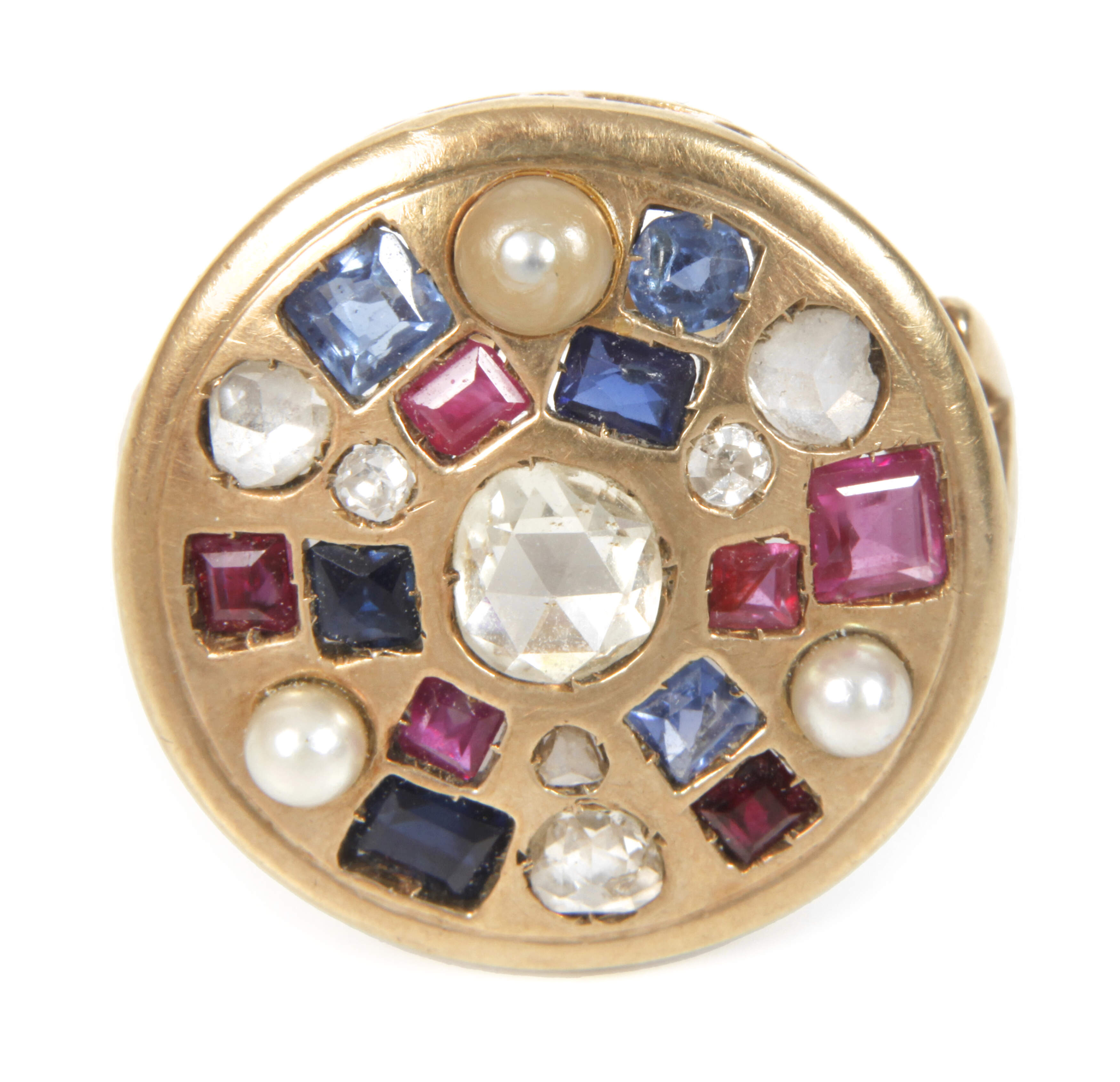 Damenring mit Steinbesatz