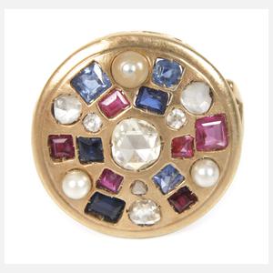 Damenring mit Steinbesatz