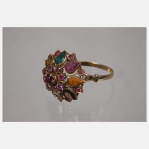 Zwei Schmucktücke mit Steinbesatz