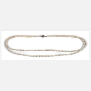 Zweireihiges Perlencollier