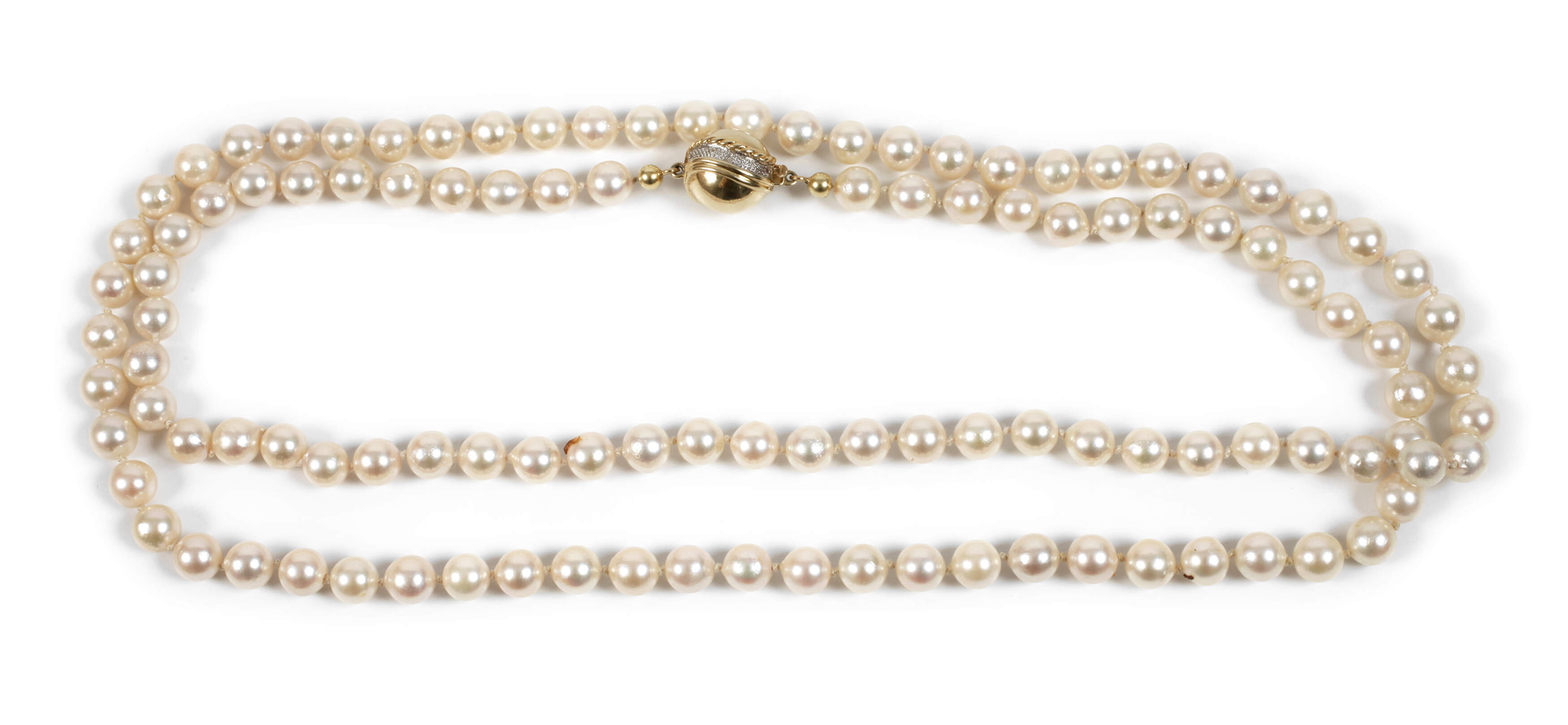 Lange Perlenkette