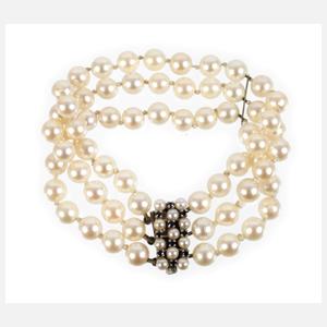 Dreireihiges Perlenarmband