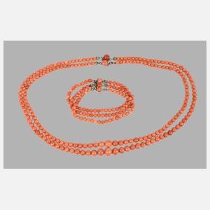 Zwei Teile Korallenschmuck