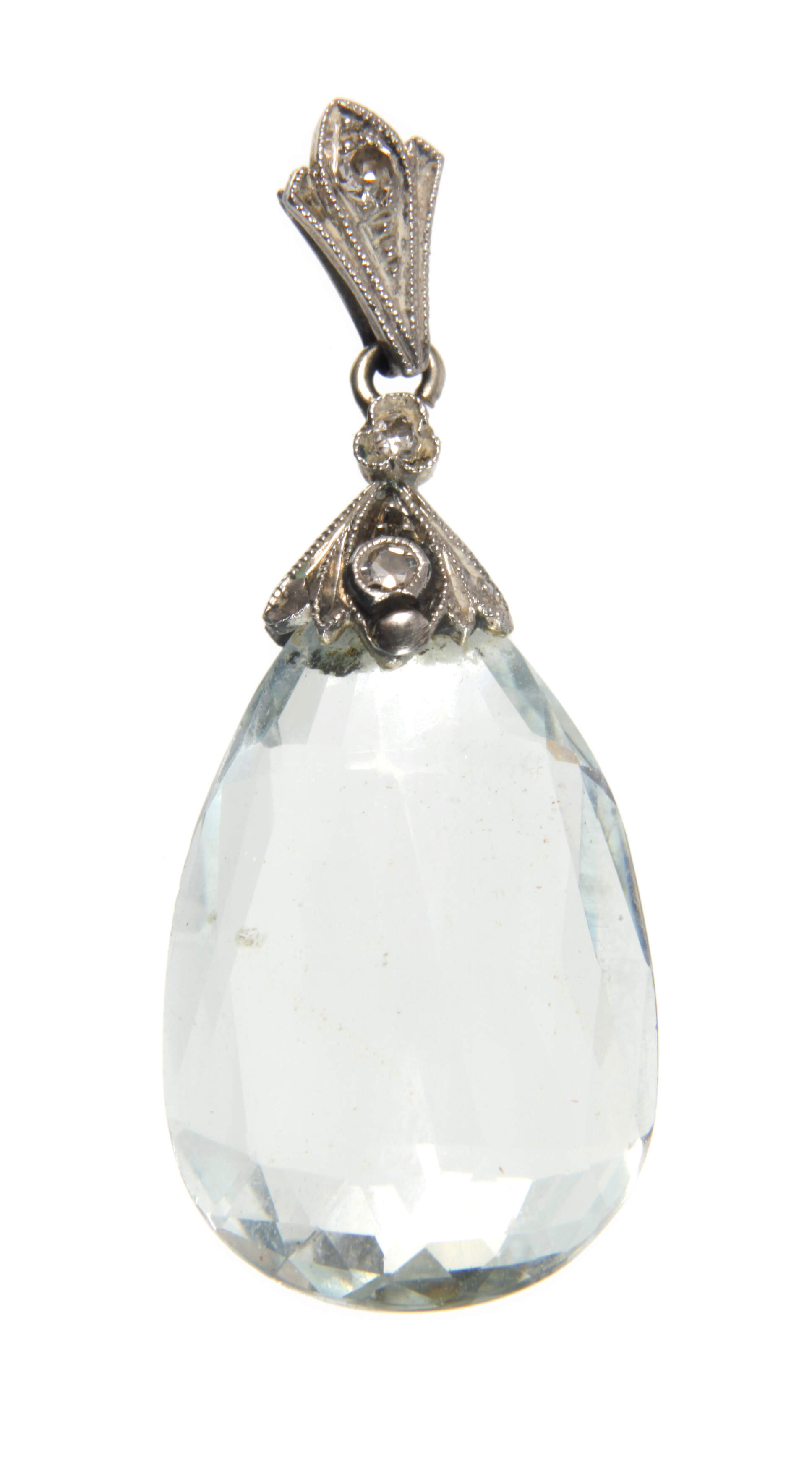 Anhänger Aquamarinbriolett