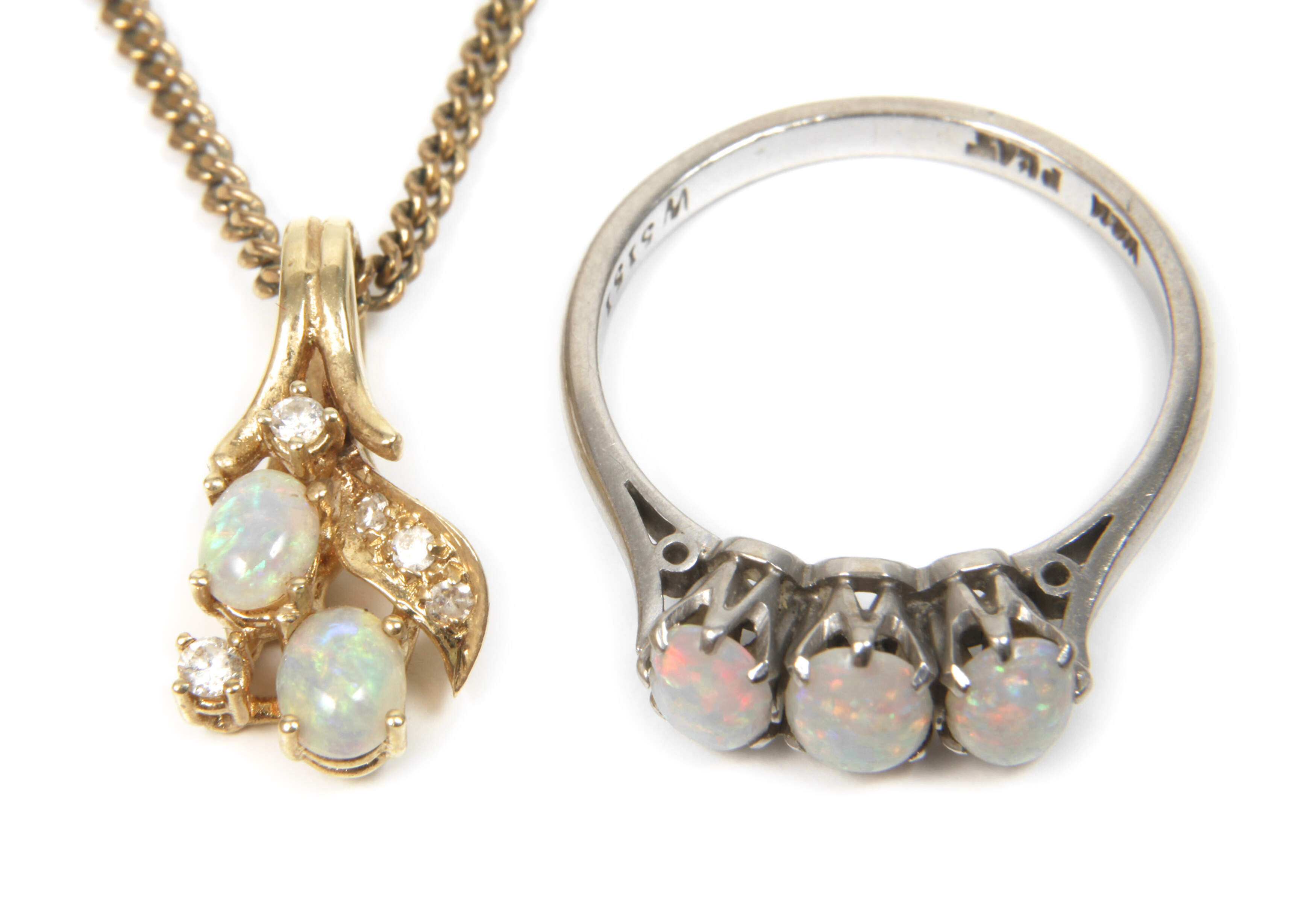 Konvolut Opalschmuck