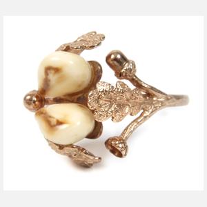 Damenring mit Grandeln