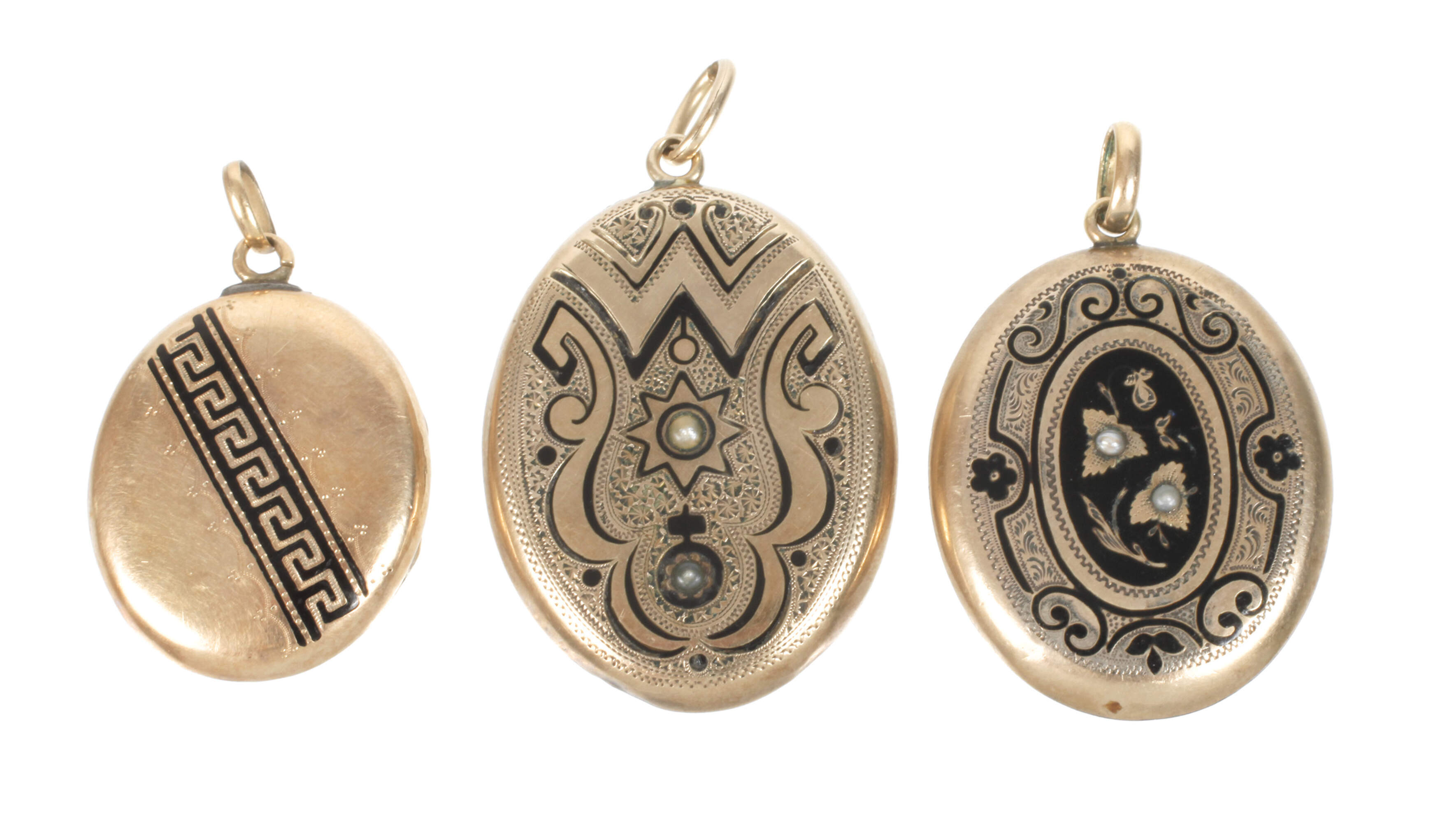 Drei Medaillonanhänger