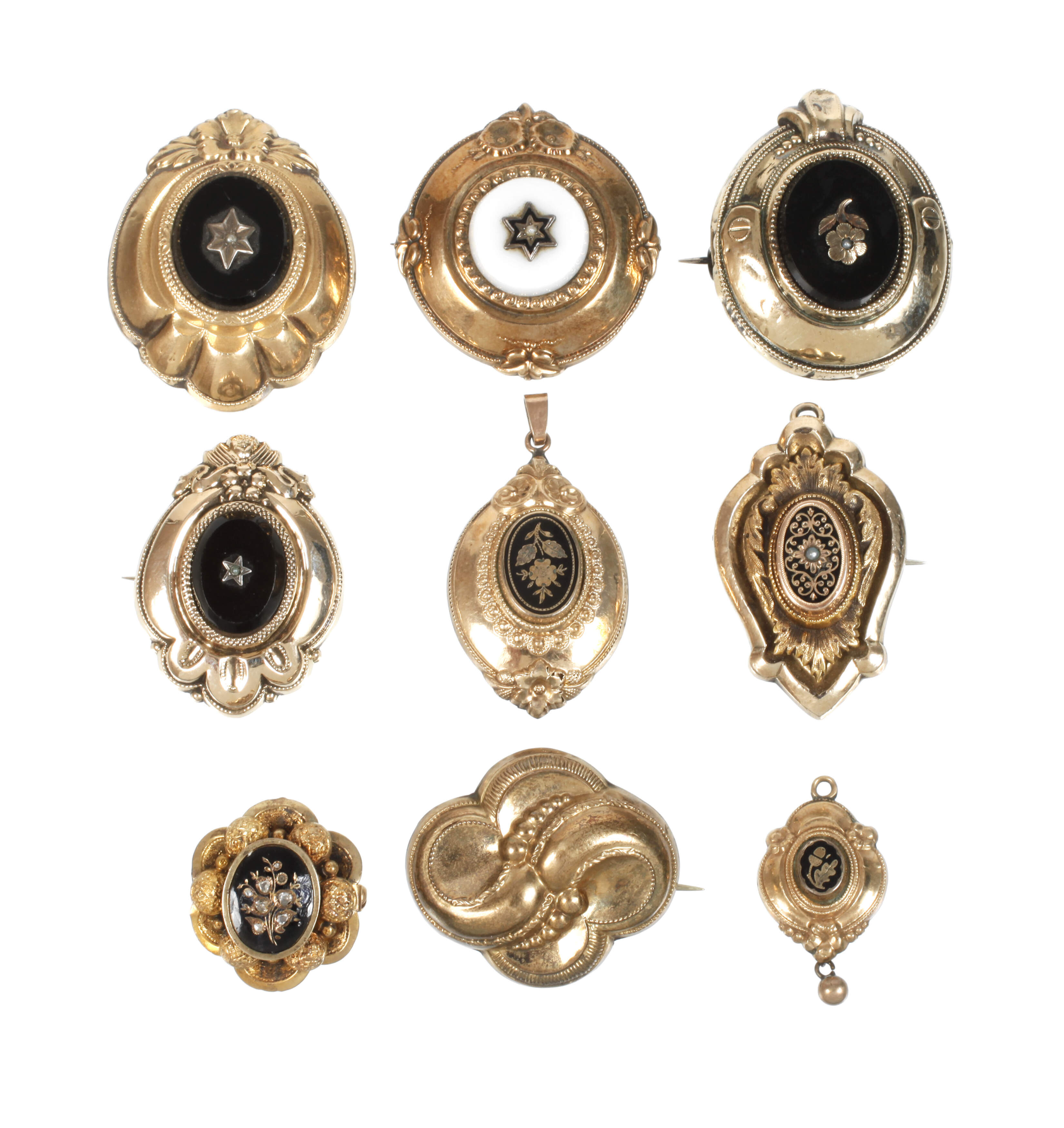 Konvolut Schaumgoldschmuck