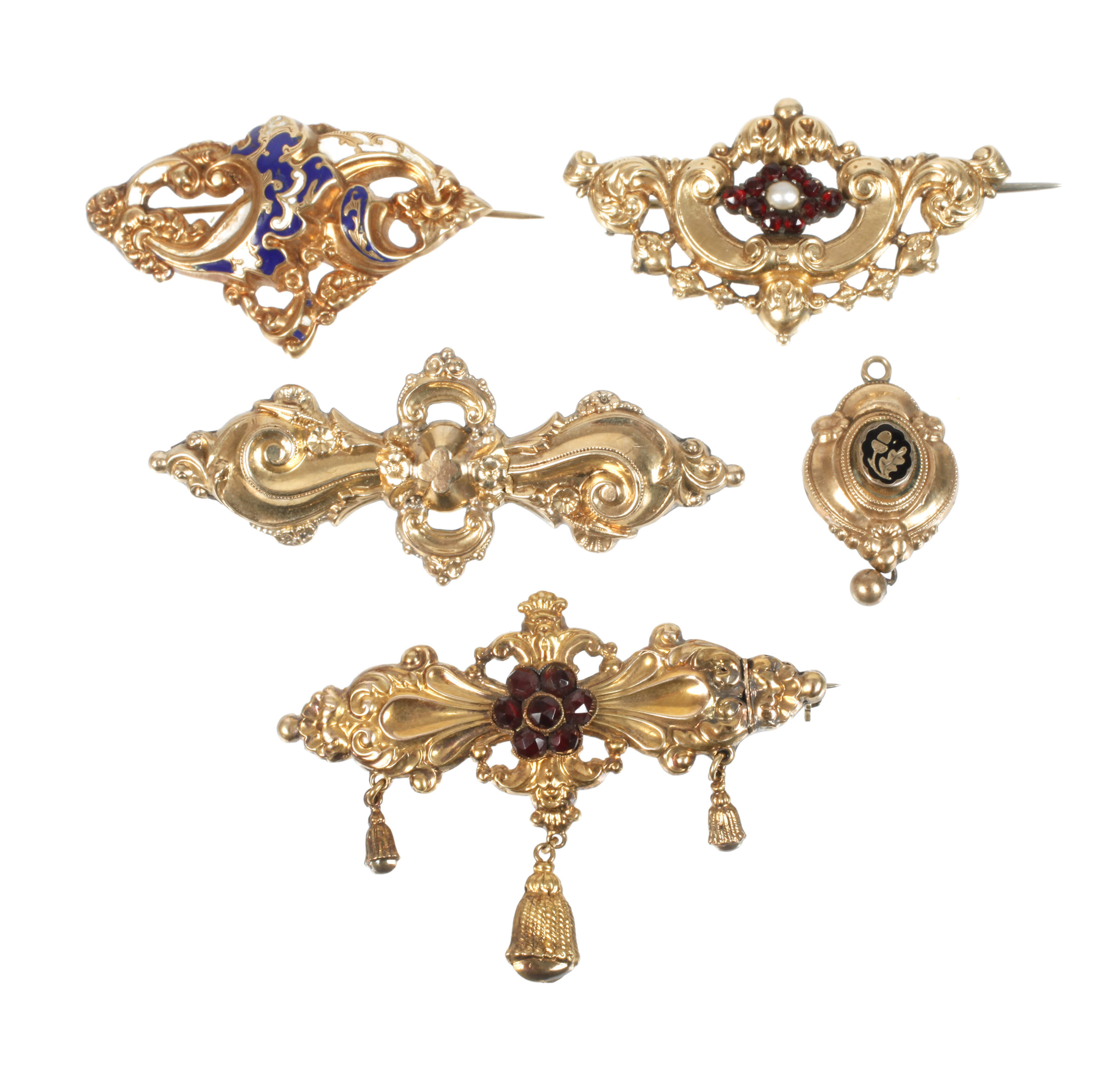 Konvolut Schaumgoldschmuck