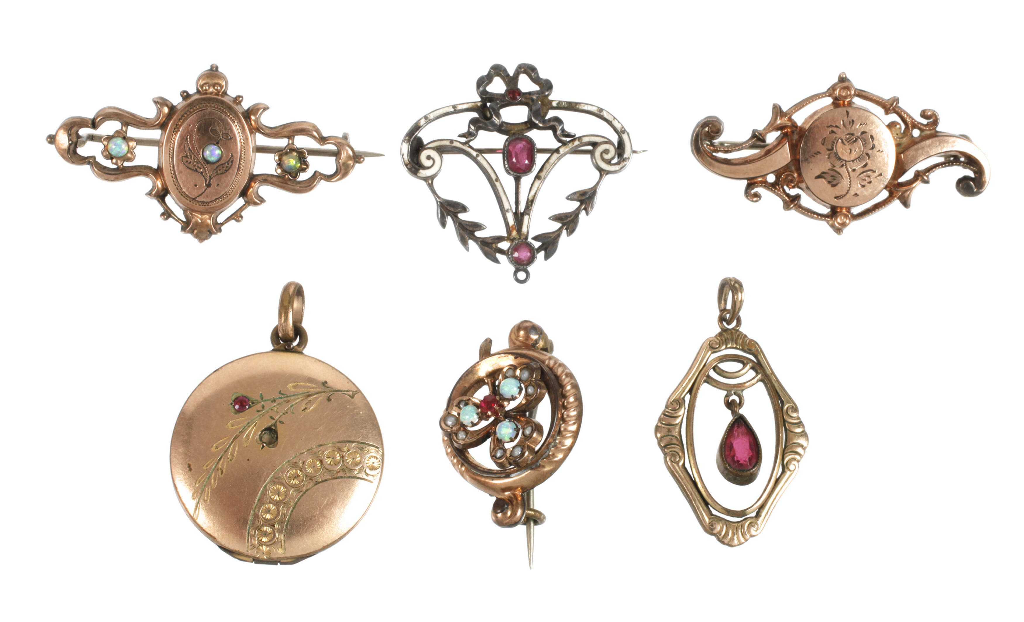 Konvolut Historismusschmuck