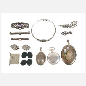 Konvolut Silberschmuck