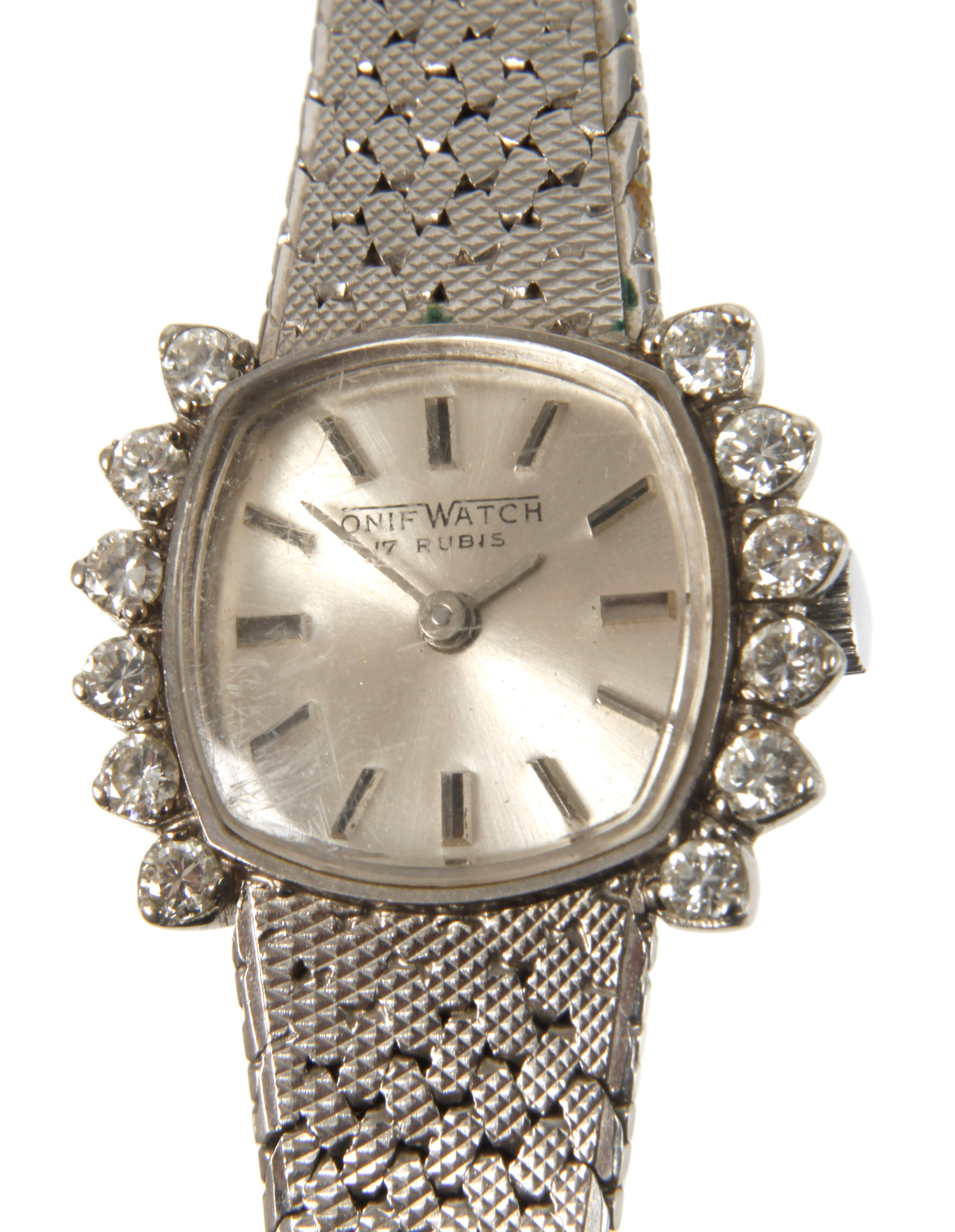 Onifwatch, Damenuhr Weißgold mit Brillanten