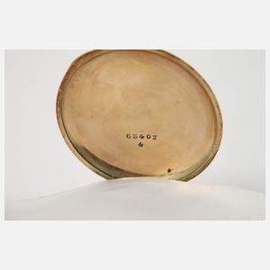 Jugendstil-Hängeuhr Emaille