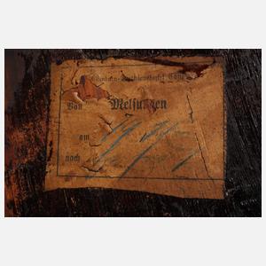 Barocke Runddeckeltruhe