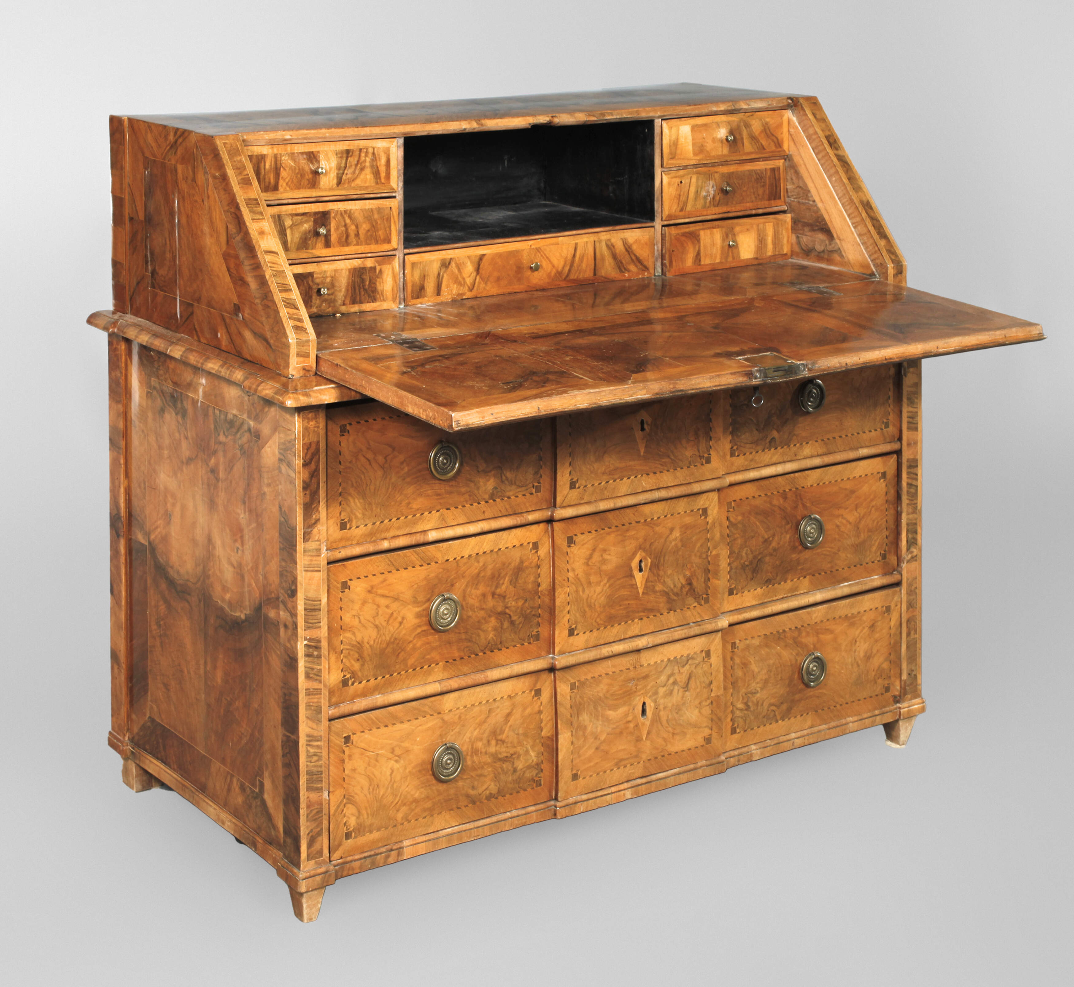 Schrägklappensekretär Louis-Seize