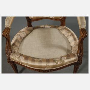 Paar Damensessel Rokoko