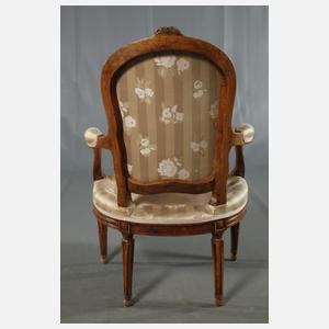 Paar Damensessel Rokoko