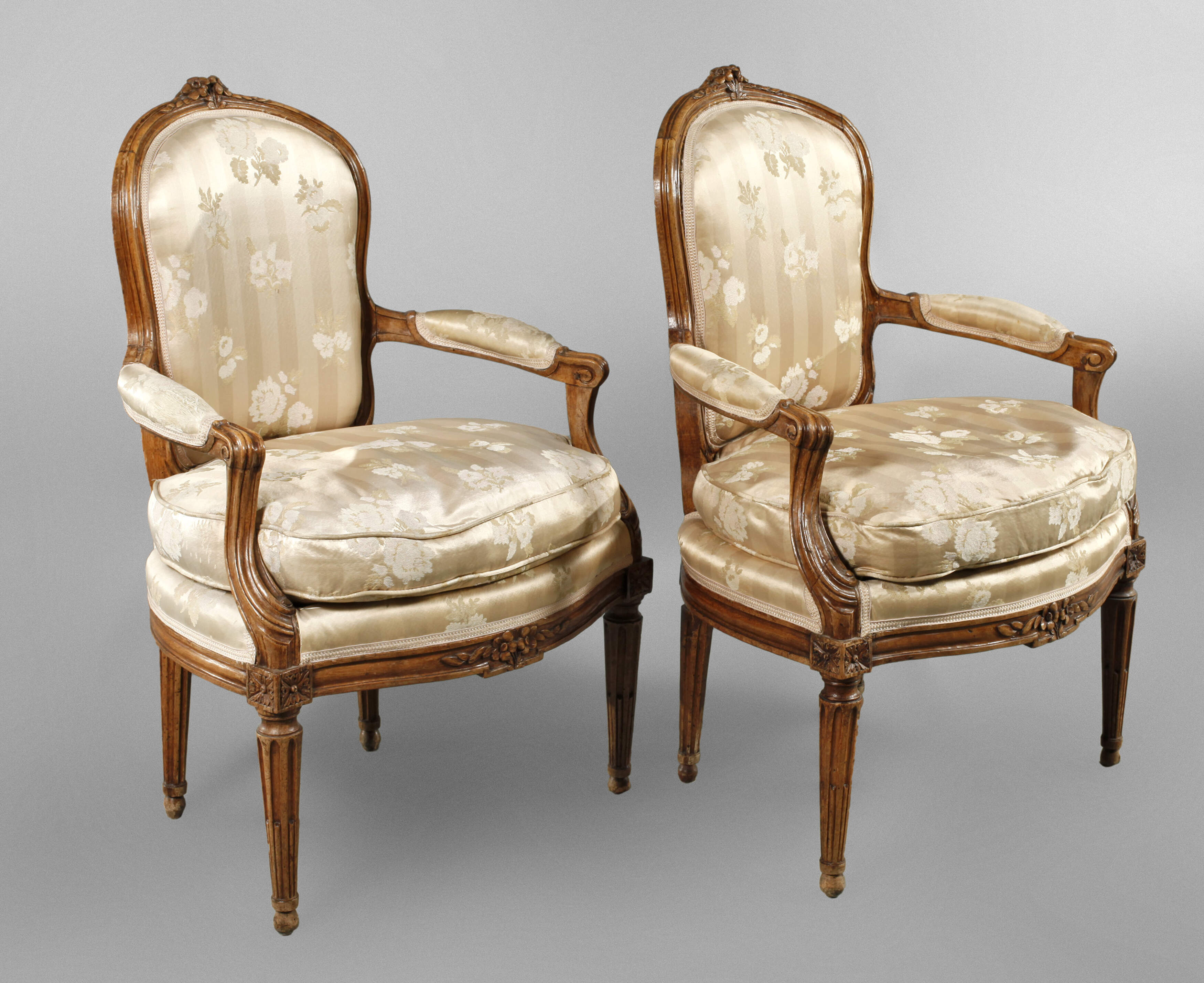 Paar Damensessel Rokoko