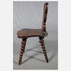 Brettstuhl im Renaissancestil