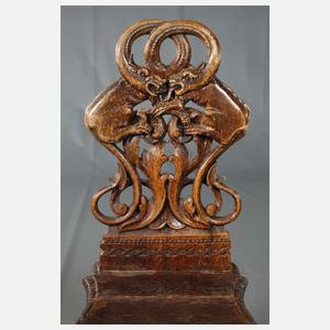 Brettstuhl Neorenaissance