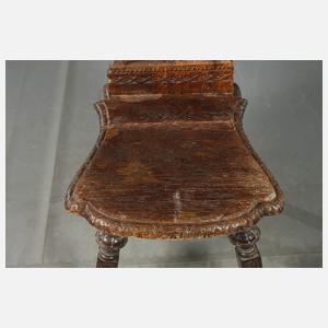 Brettstuhl Neorenaissance