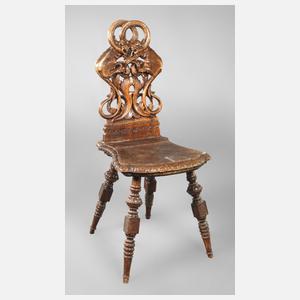 Brettstuhl Neorenaissance