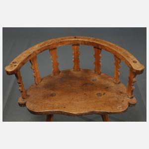 Bäuerlicher Spinnstuhl