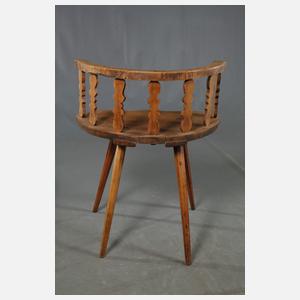 Bäuerlicher Spinnstuhl