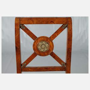 Sechs Stühle im Neoempirestil