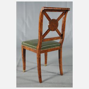 Sechs Stühle im Neoempirestil