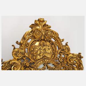 Wandspiegel Eisenguss im Barockstil