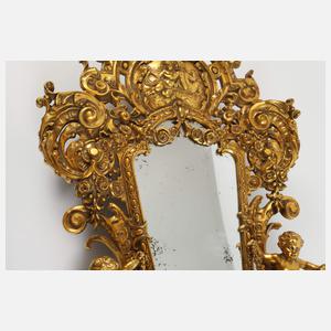 Wandspiegel Eisenguss im Barockstil