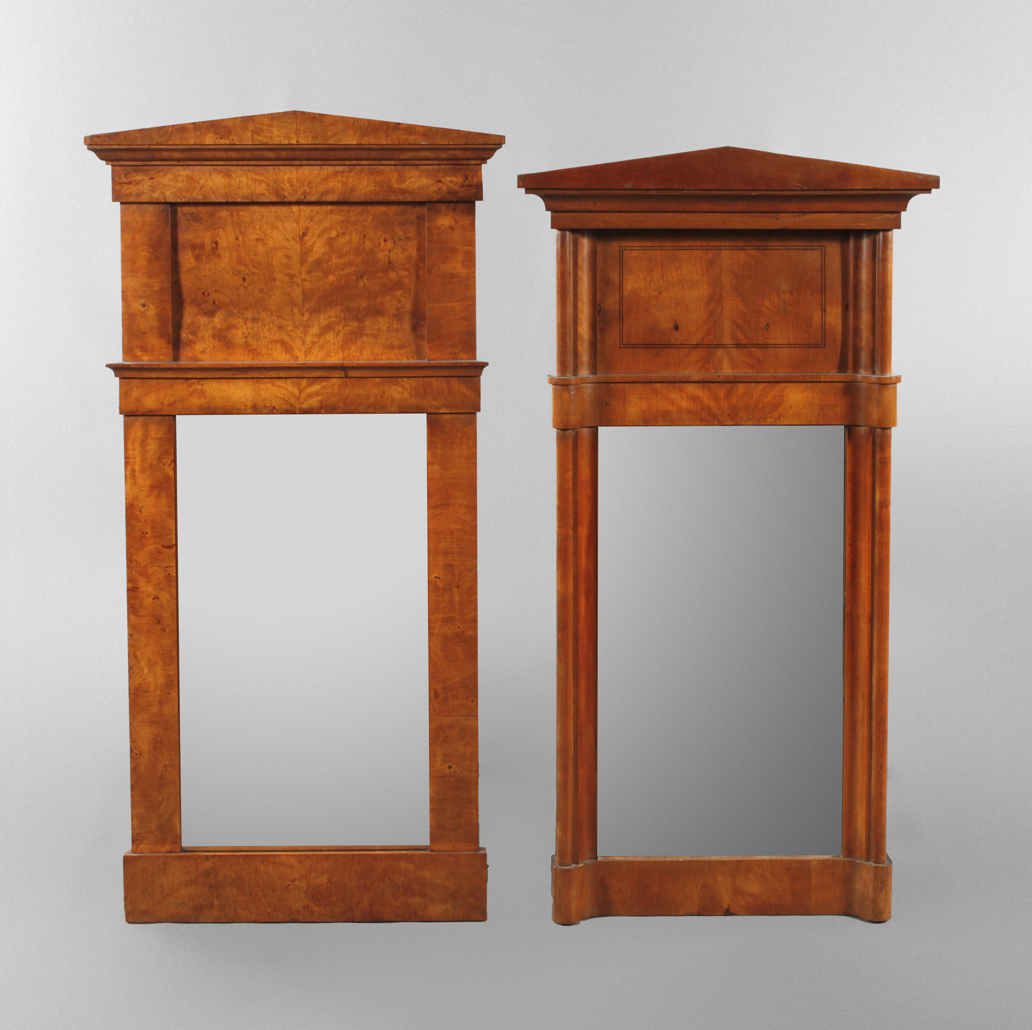 Zwei Wandspiegel Biedermeier