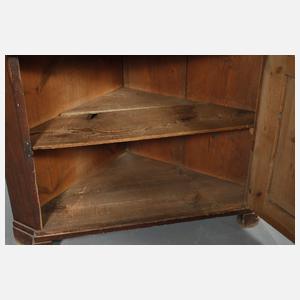 Eckvitrine Biedermeier