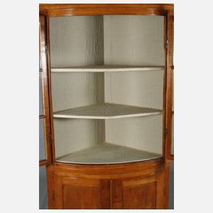 Eckvitrine Biedermeier