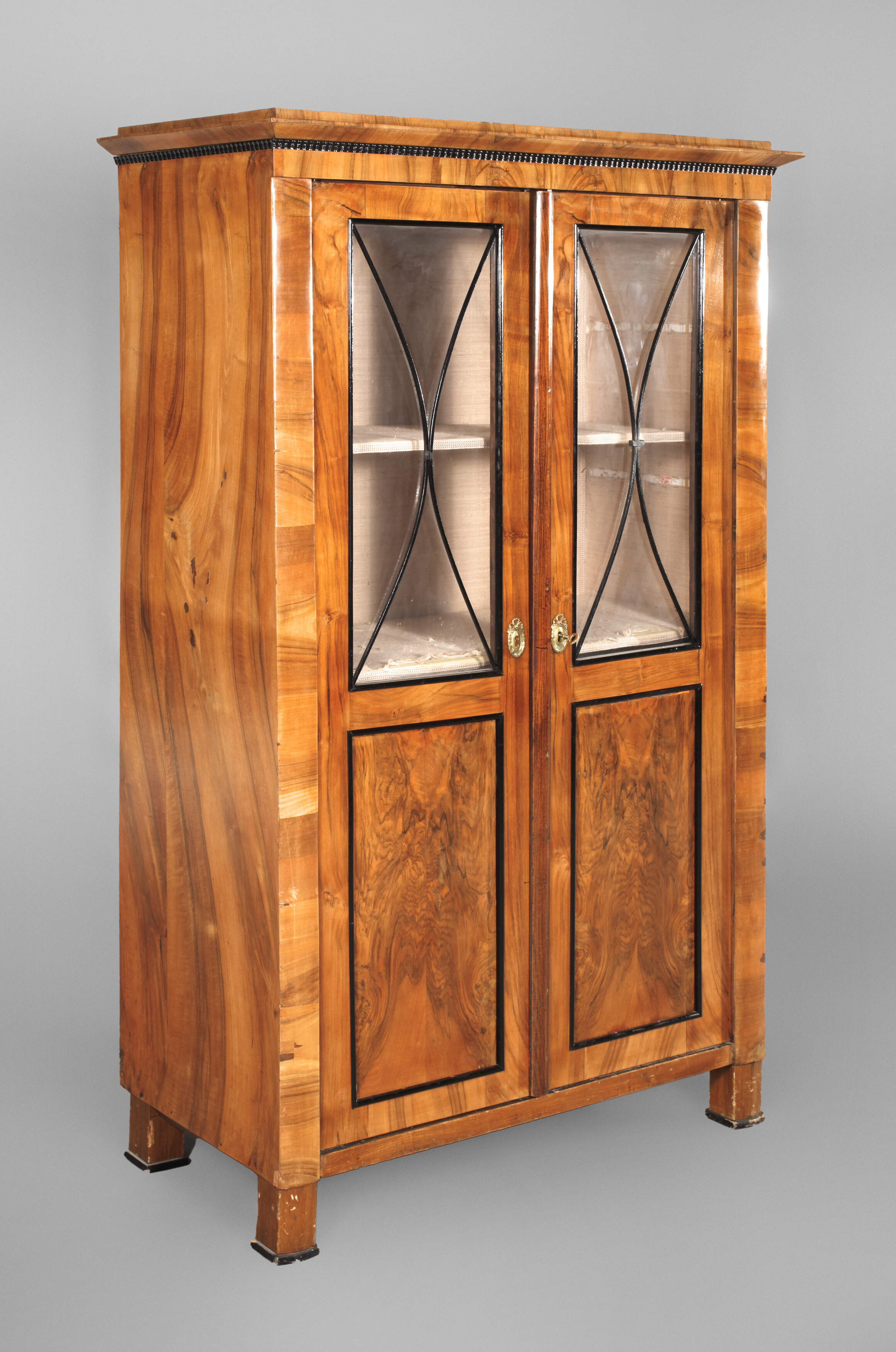 Glasschrank Biedermeier