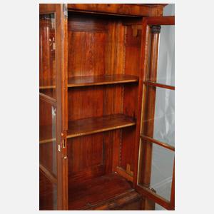 Säulenvitrine Biedermeier