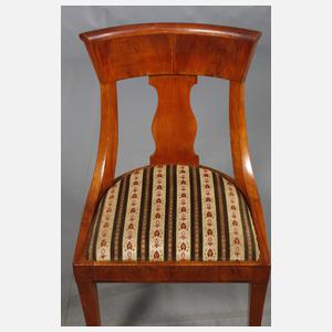 Vier Gondelstühle Biedermeier