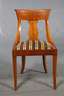 Vier Gondelstühle Biedermeier