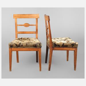 Paar Stühle Biedermeier