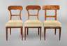 Drei Stühle Biedermeier