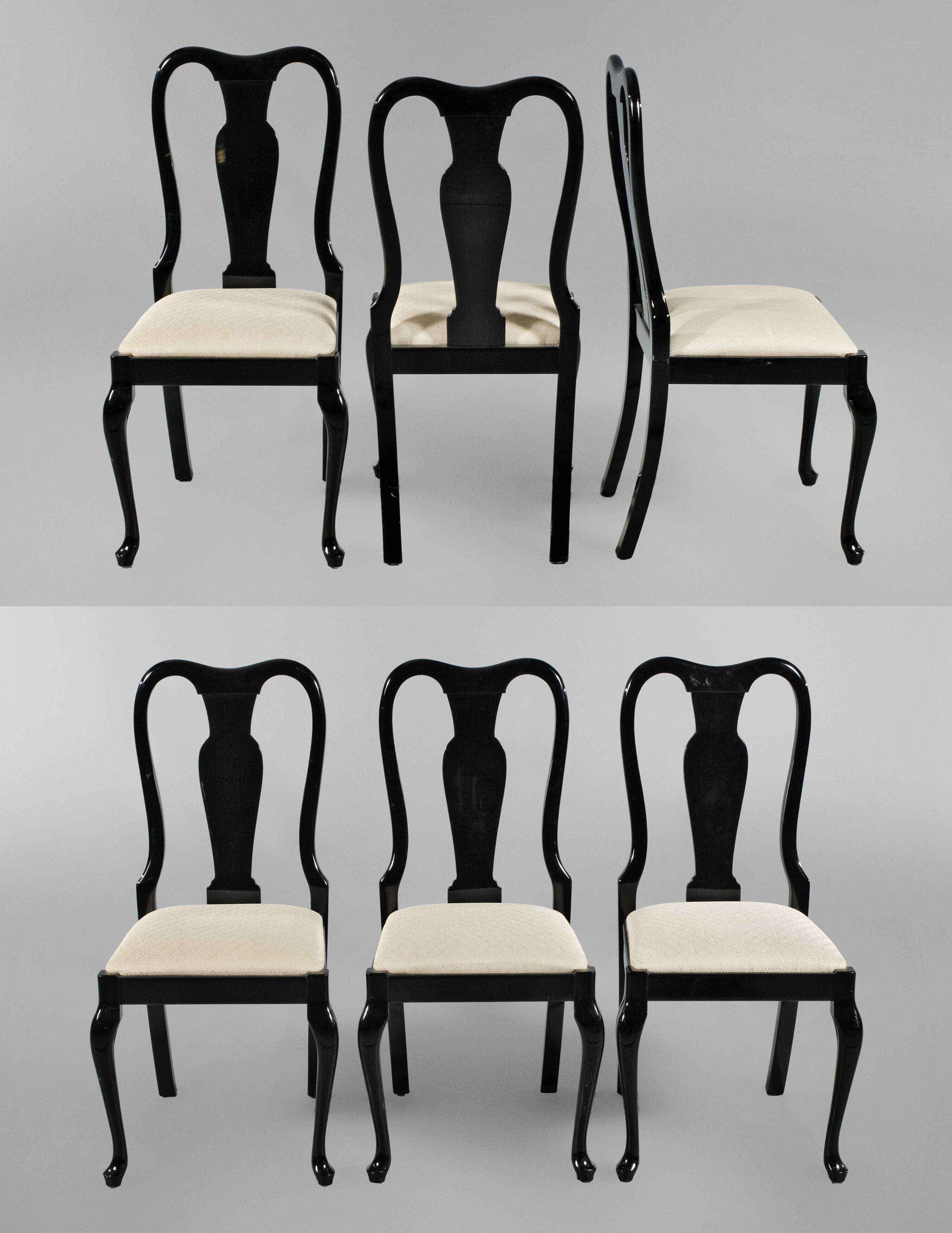 Sechs Stühle Neobarock
